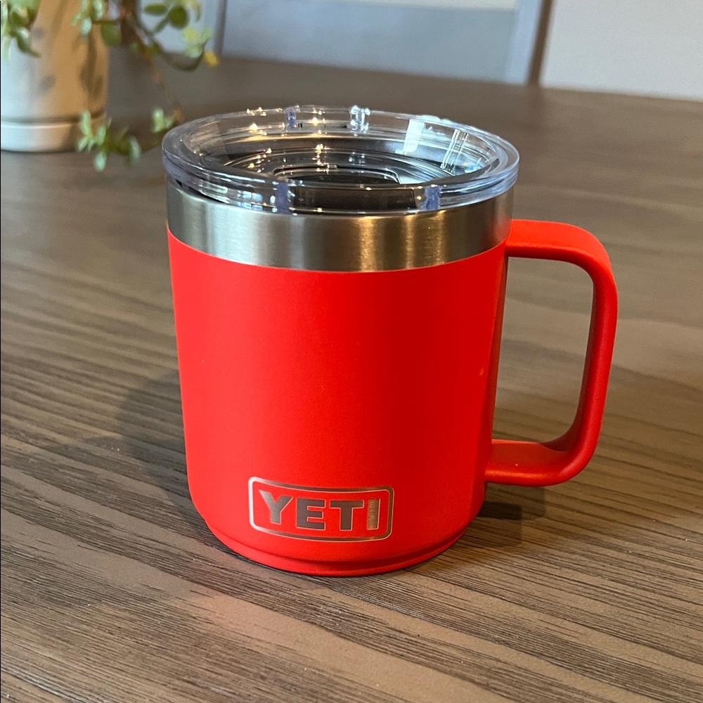 YETI Rambler Stackable Mug with MagSlider Lid - Rescue Red - 10 oz.
